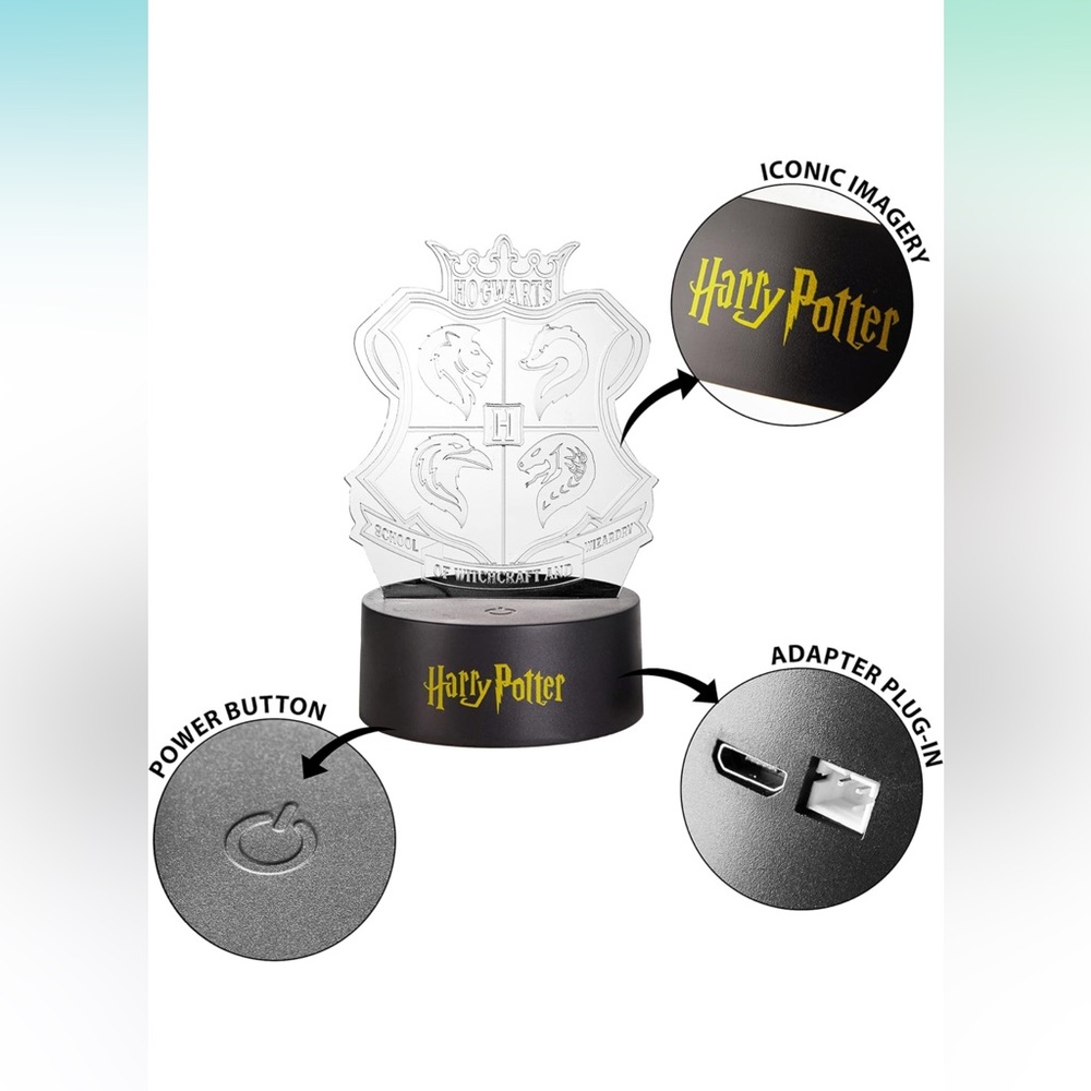 Harry Potter Acrylic Illusion Lamp - Picture 3 of 5